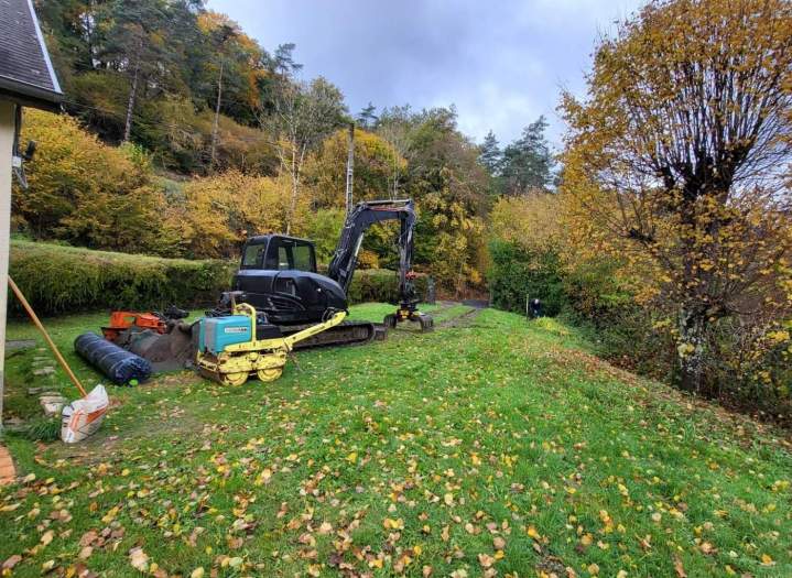 Terrassement professionnel Rochefort-Montagne